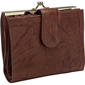 Buxton Brown Leather Wallet